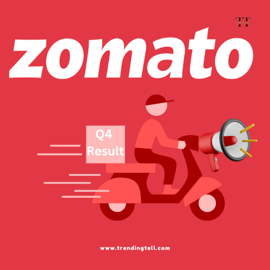 Zomato's Q4 results. www.trendingtell.com