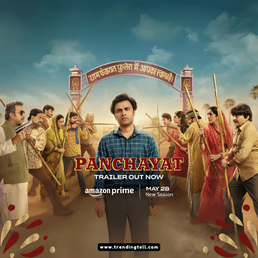 Panchayat Season 3 Trailer Release Poster. www.trandingtell.com